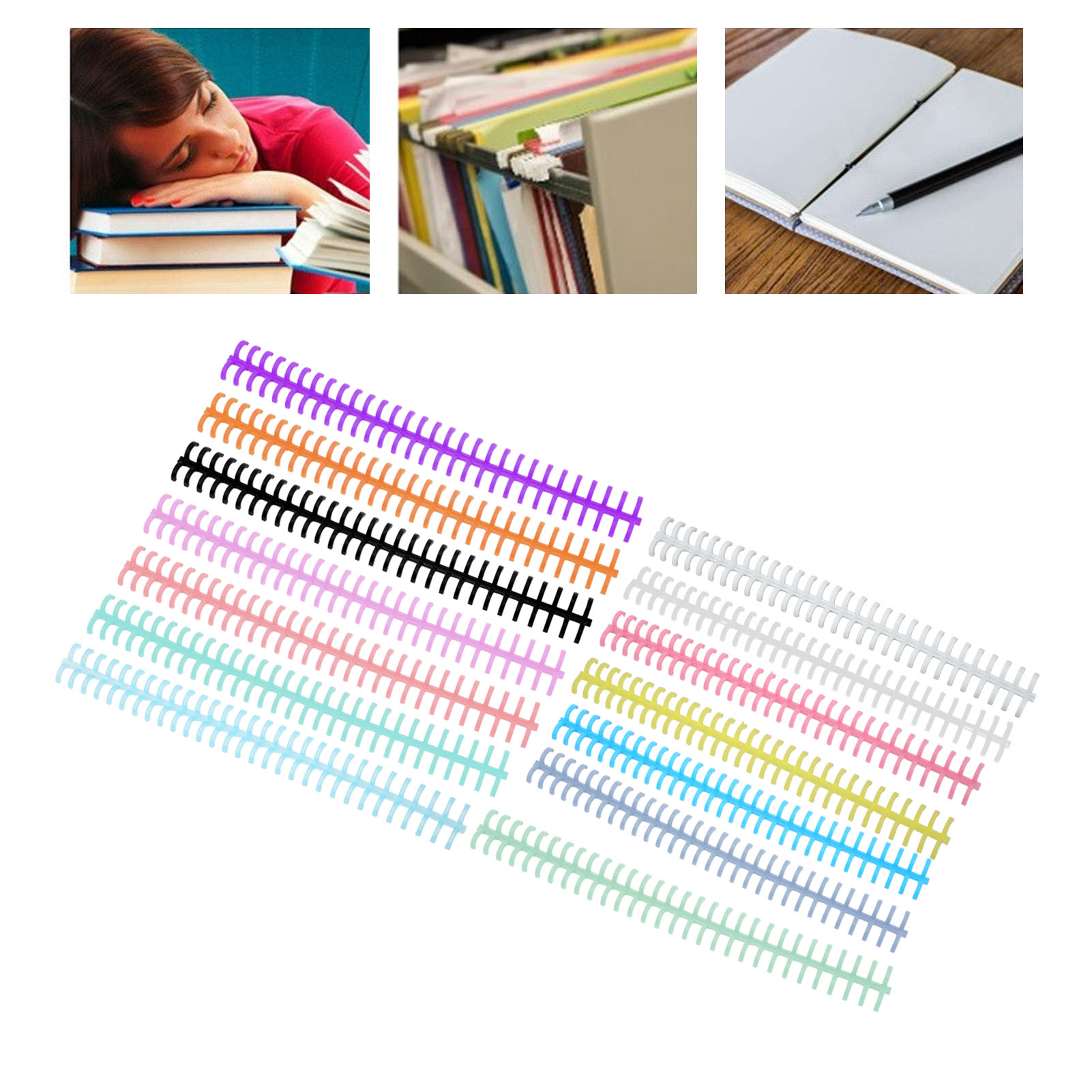 Binding Comb Plastic - 10 pièces de peignes de reliure