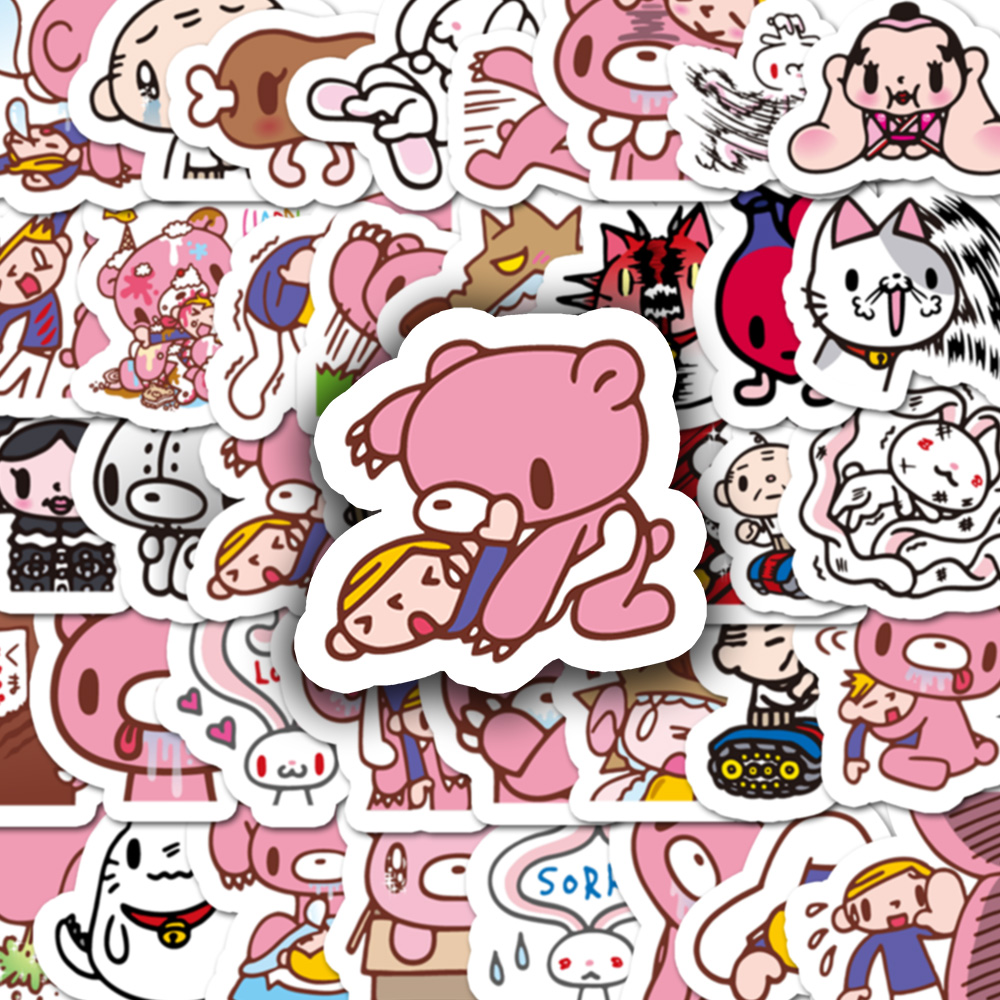 Memo Pad Sticky - 40 pièces dessin animé ours sombre