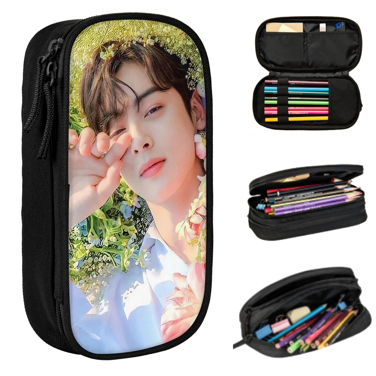 Stationery And Office Supply Chain - Cha EunWoo Kpop Astro – trousse