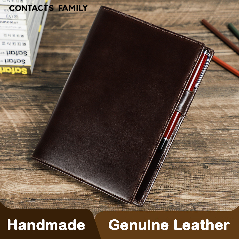 Stationery Supplies Business - Ordinateur portable A5 en cuir véritable