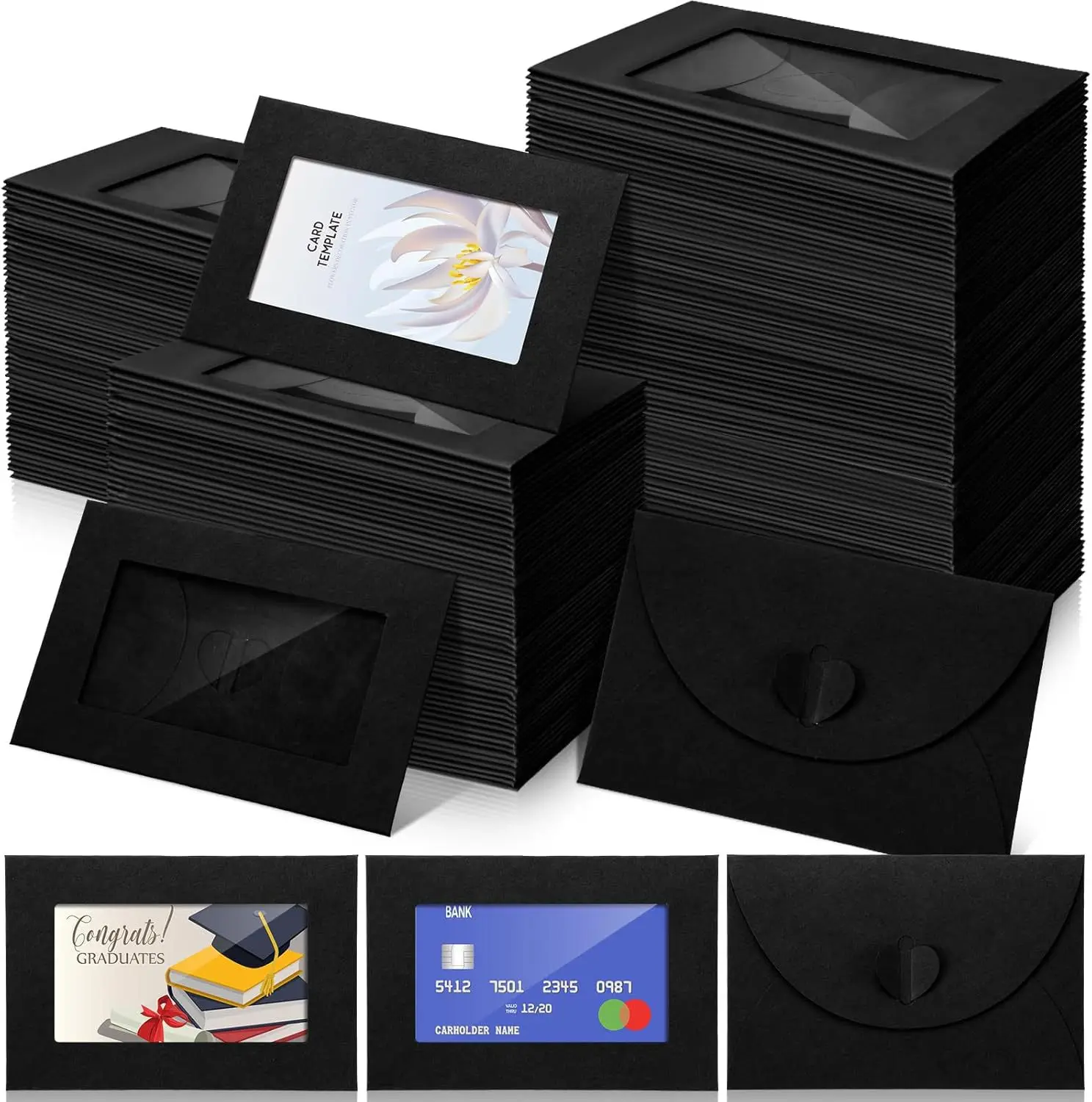 Letter Envelope Kraft - 50 pcs/lot 10.5X7 cm enveloppe carte