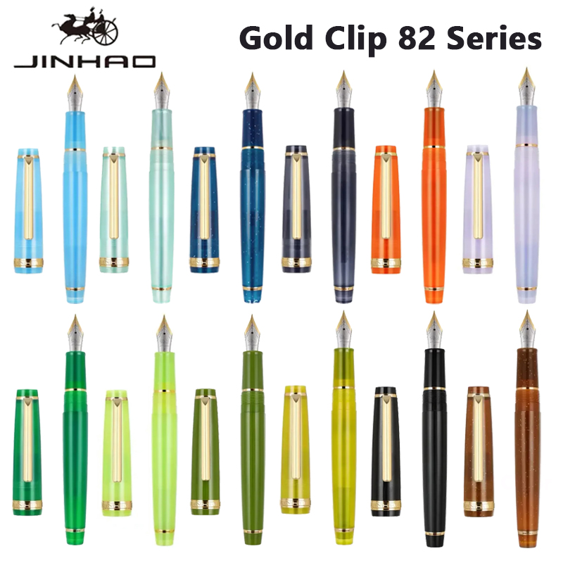 Stationery Supplies Business - Jinhao 82 stylo plume pince dorée