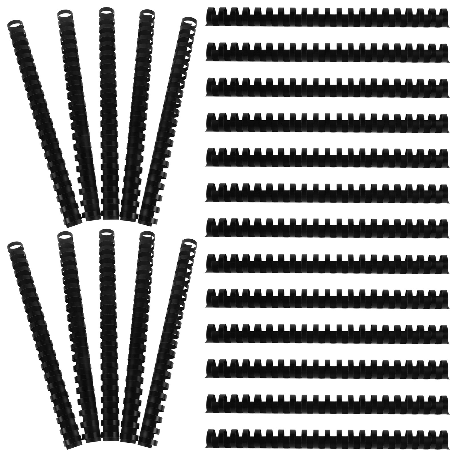 Binding Comb Plastic - 50 pièces de peignes de reliure
