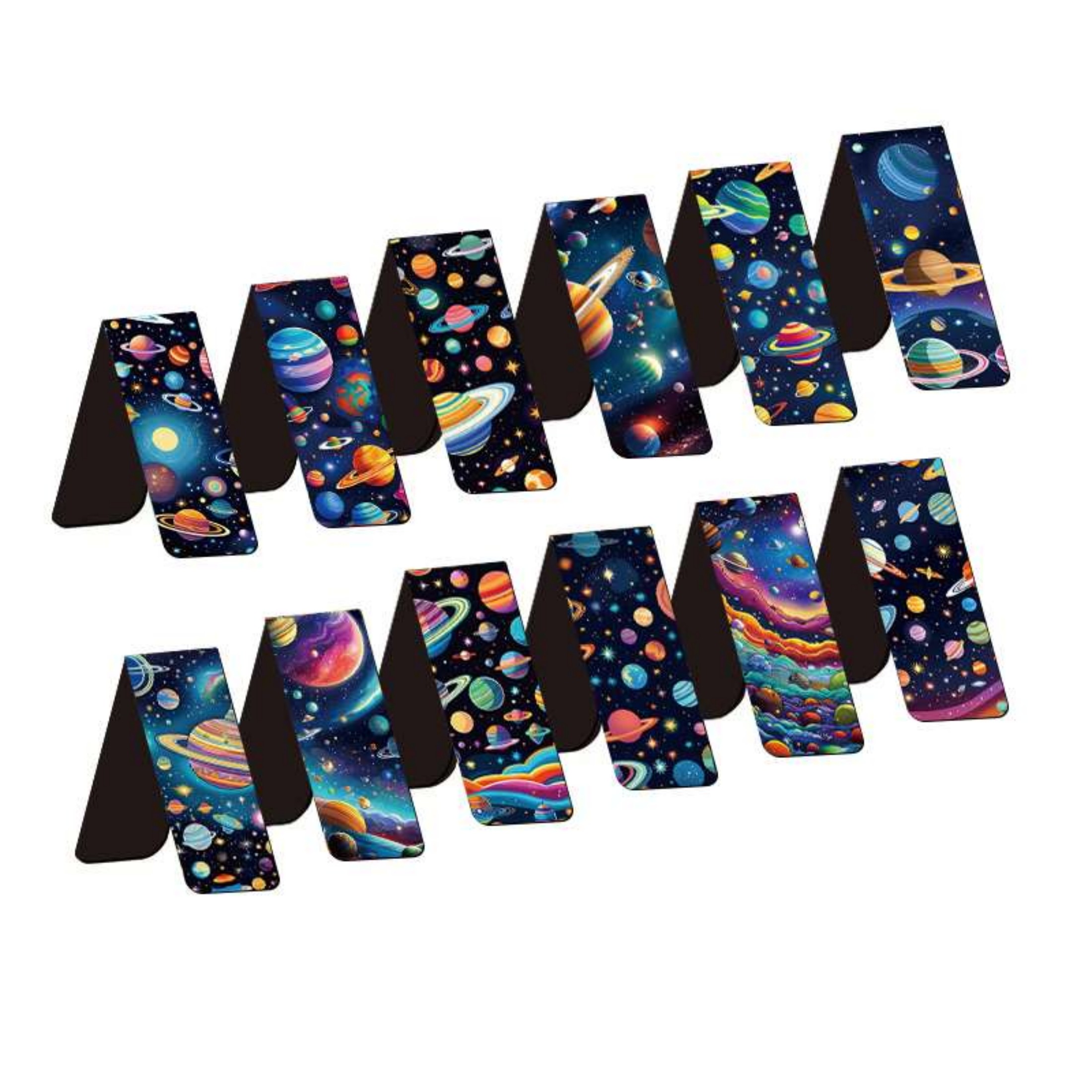 Bookmark Magnetic Clip - Marque-pages magnétiques sur le thème Space