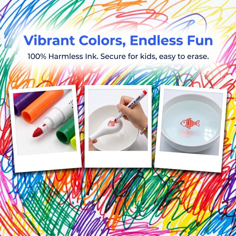 12 marqueurs flottants effaçab - Whiteboard Marker Set avis et prix
