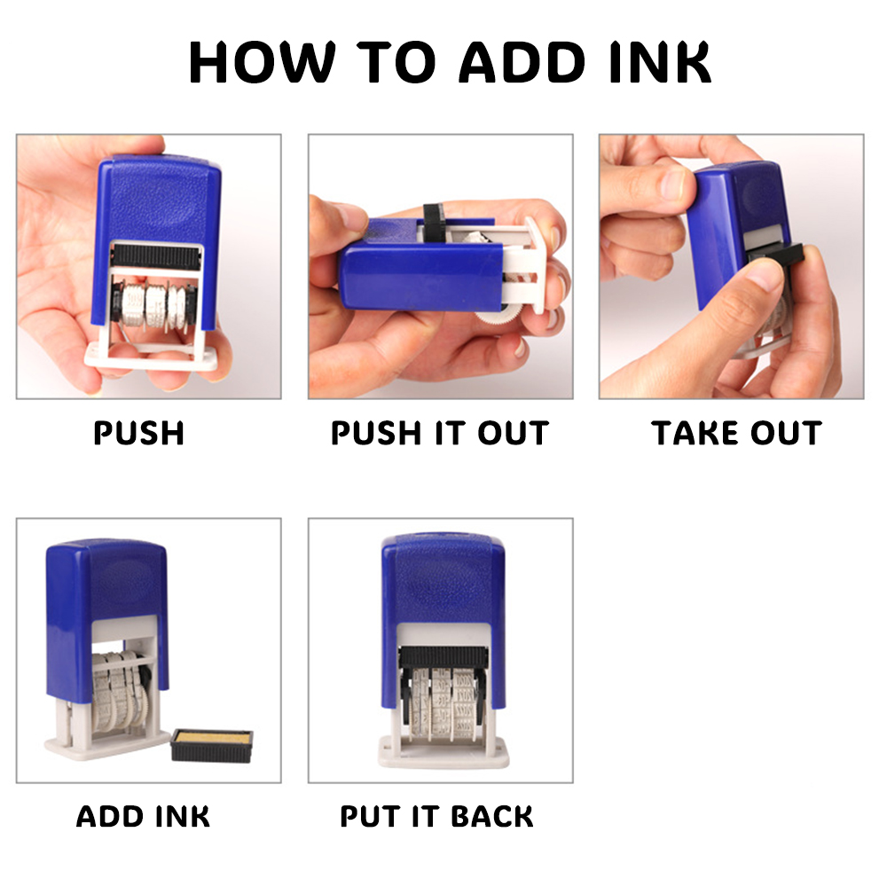 Tampon de date auto-encreur po - Self Inking Stamp avis et prix