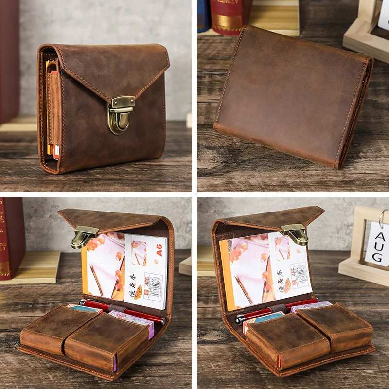 Étui en cuir rétro de luxe pou - Stationery Supplies Business avis et prix