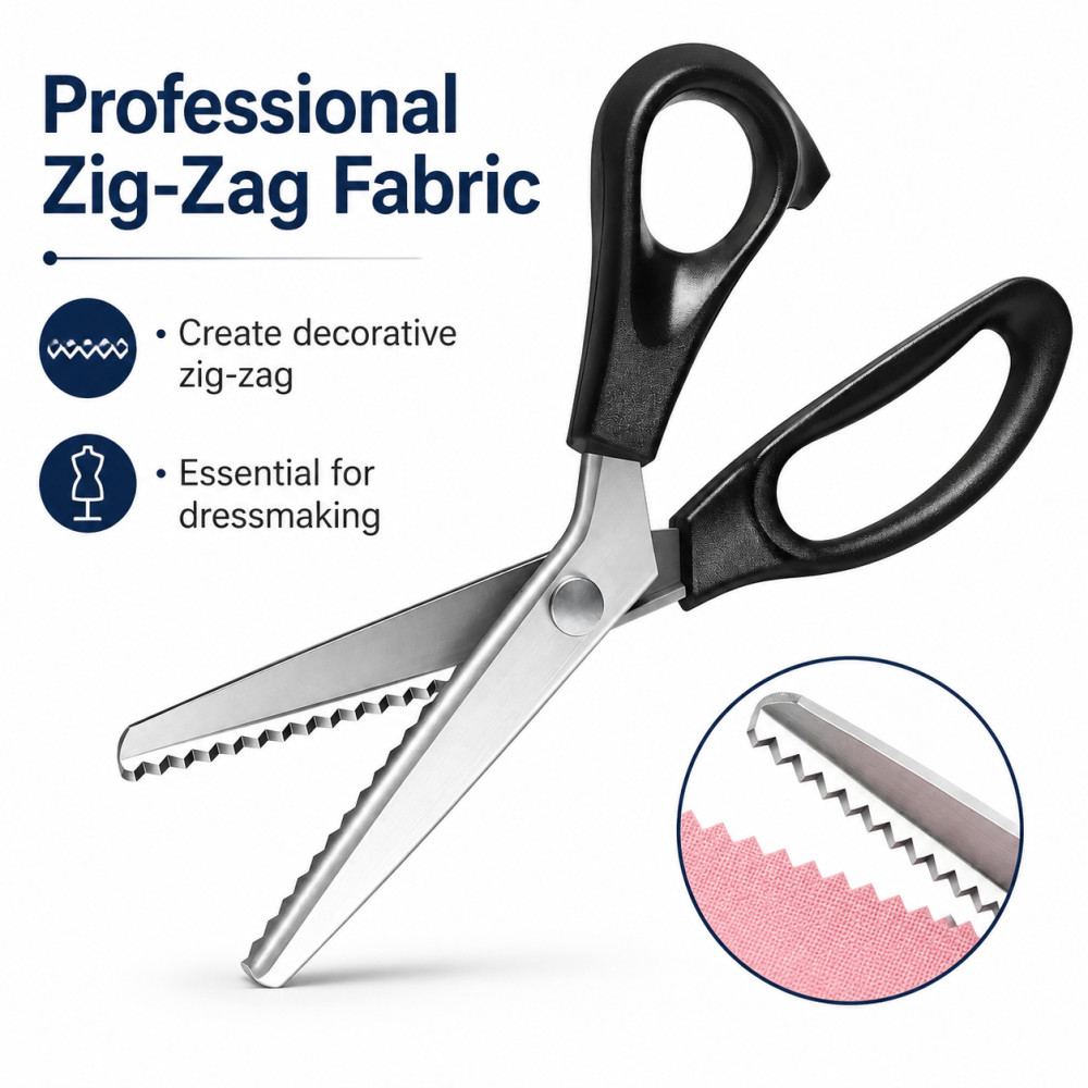 Ciseaux à denture triangulaire - Scissors Stainless Craft avis et prix