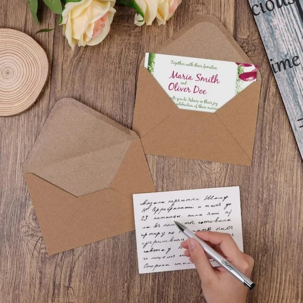 Mini enveloppes classiques en  - Letter Envelope Kraft avis et prix