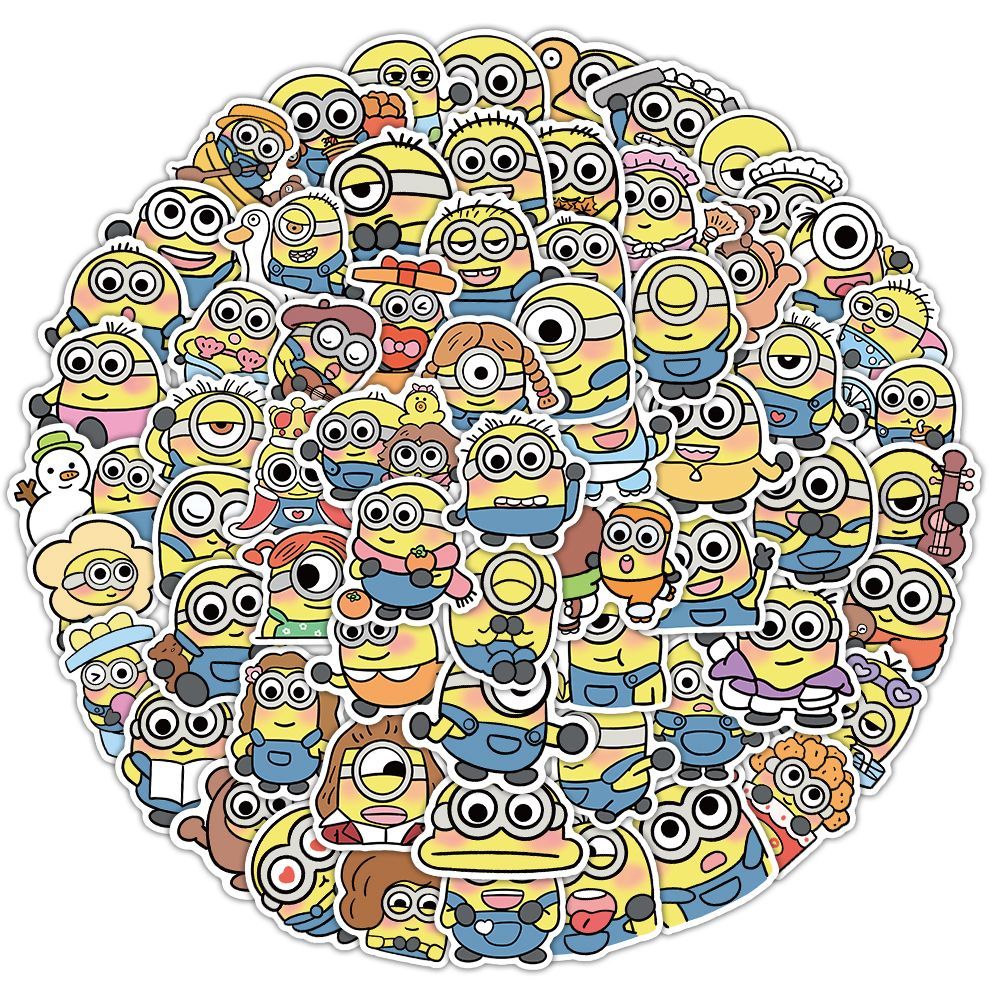 Autocollants Minions, dessin a - Memo Pad Sticky avis et prix