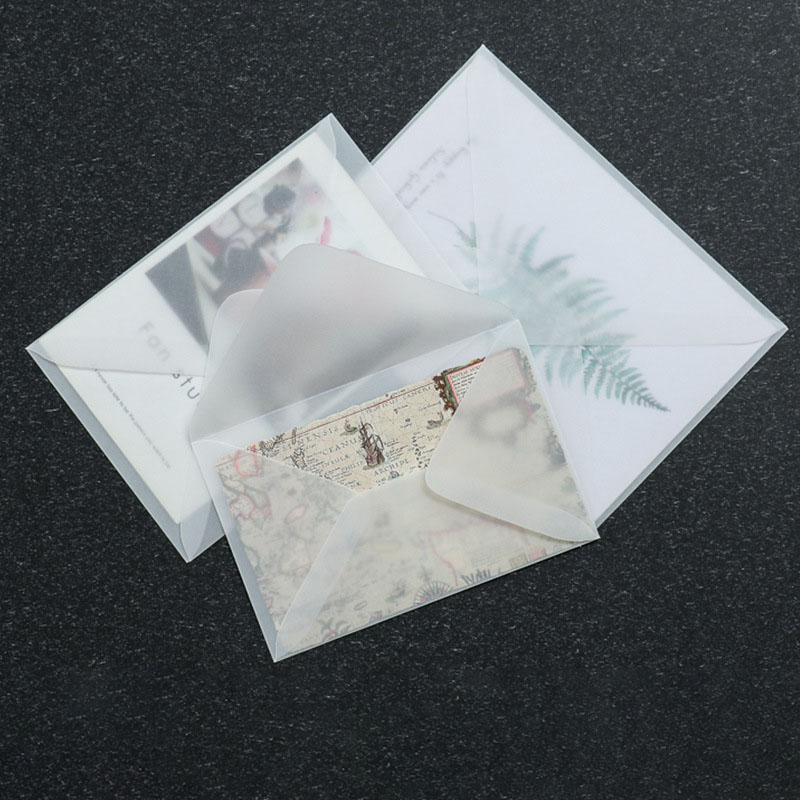 Enveloppes transparentes vierg - Letter Envelope Kraft avis et prix