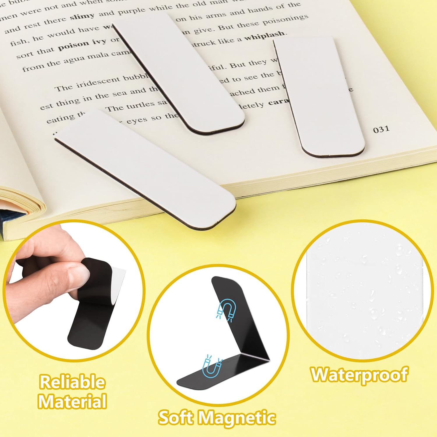 15 marque-pages magnétiques vi - Bookmark Magnetic Clip avis et prix